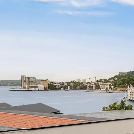 公寓 Dinbnb I Roof Terrace & Laundry In Sandviken 卑爾根